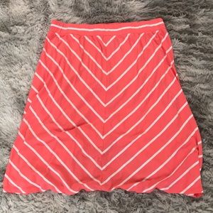 Pink plus sized skirt